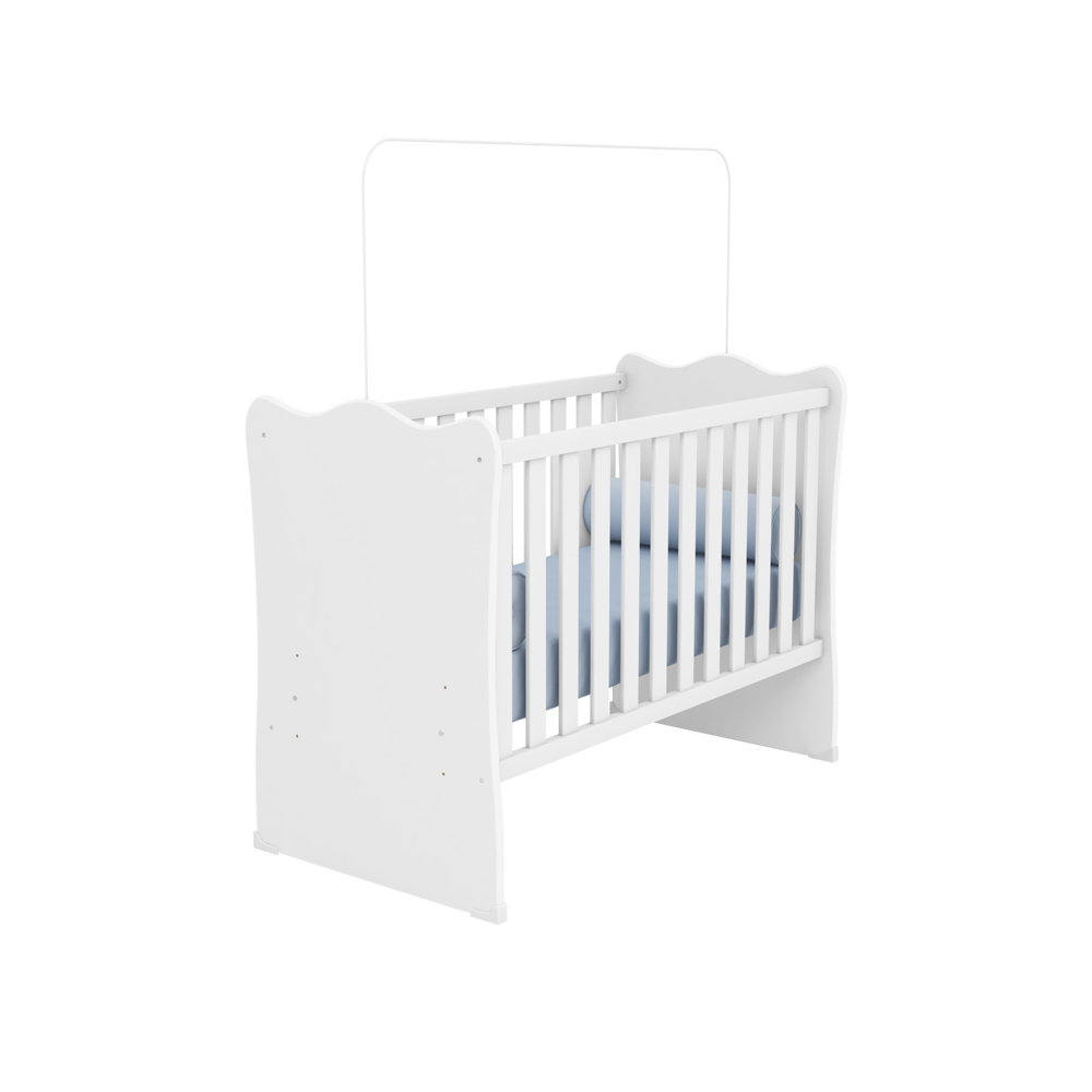 1.5-SKYLA-WHITE- (4) Baby Crib