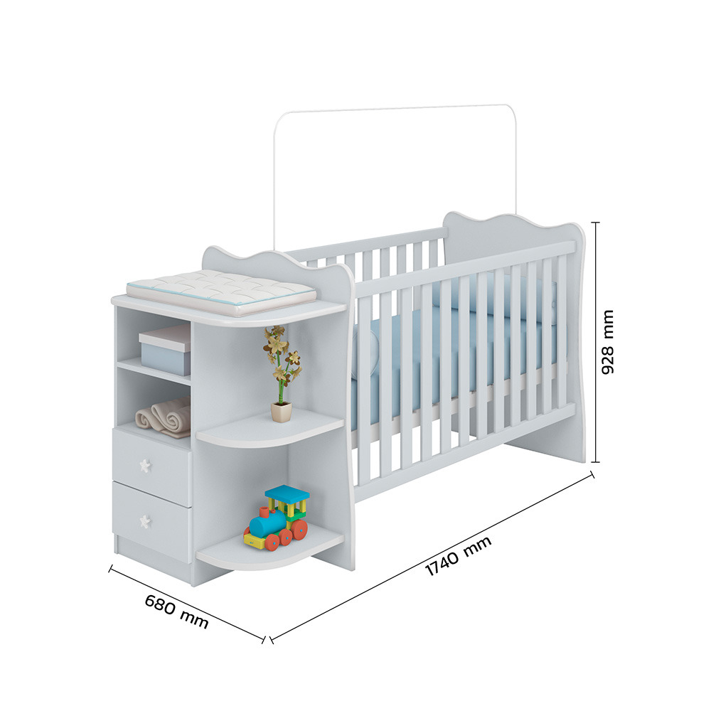 758.5-AMARI-GREY crib