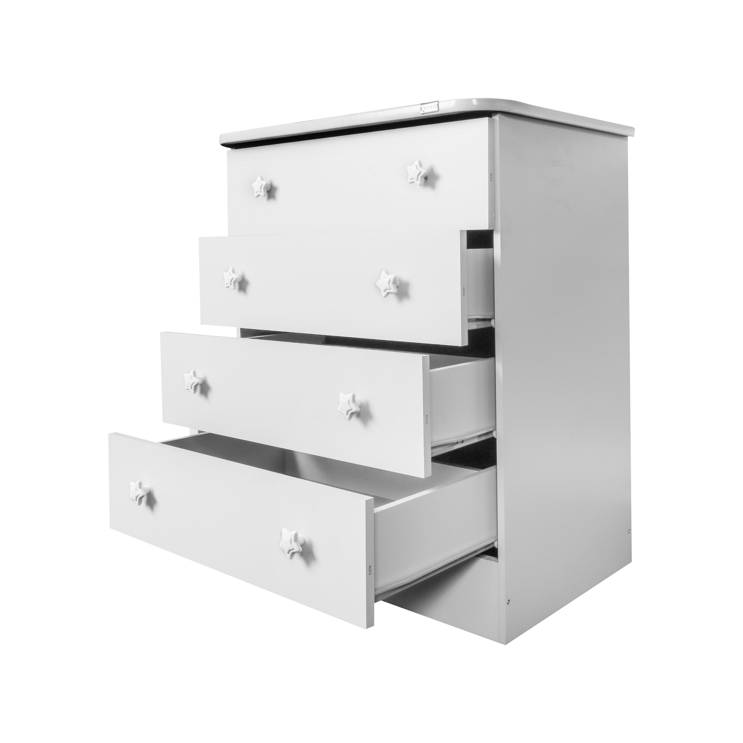 zia_2 white 777.5 Chest of Drawers