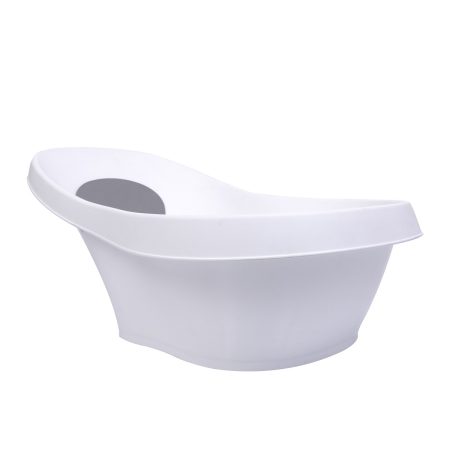 Linx Newborn Snuggle Baby Bath with Anti-Slip Support - Grey & White